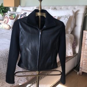 🖤LEATHER AND KNIT JACKET 🖤